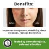 Glasist facewash, Enriched with Vitamin C ,L-Glutathione and Kojic acid , helps in lightening sun damage.